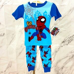 Spiderman Marvel Pajamas 2pc Boys 2t & 3t‎